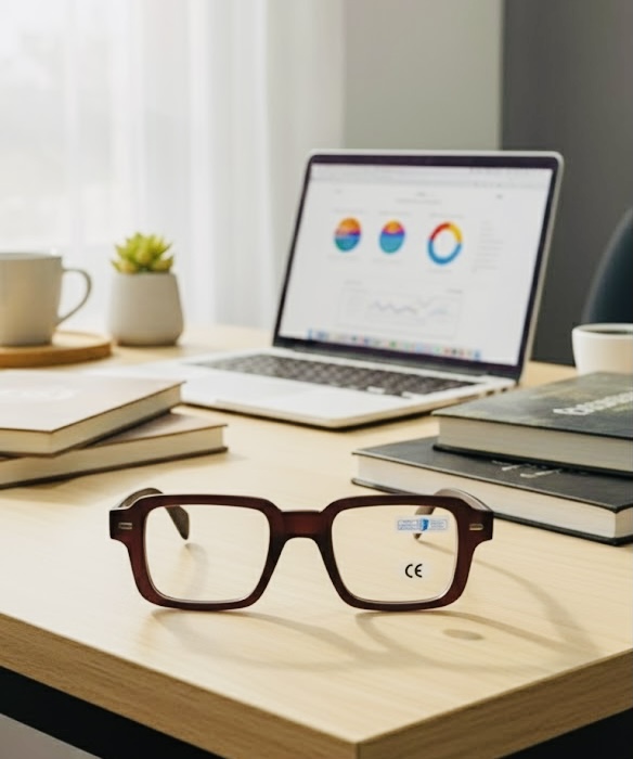 Matte rectangular shape Eyeware