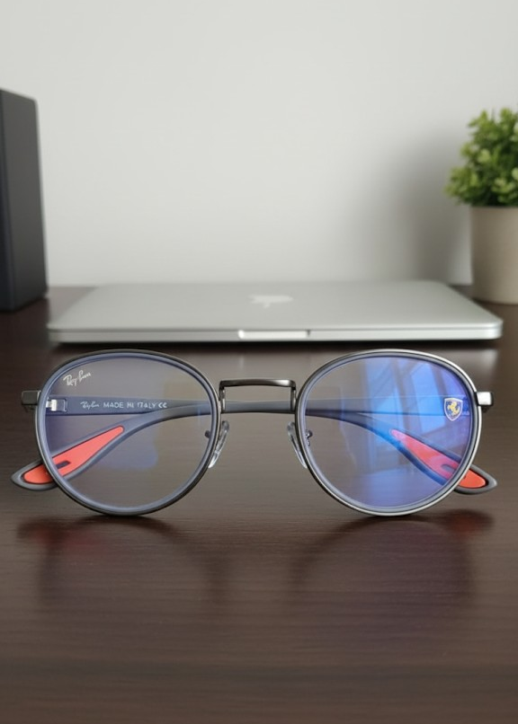 Ray-Ban Scuderia Ferrari Collection Round Glasses