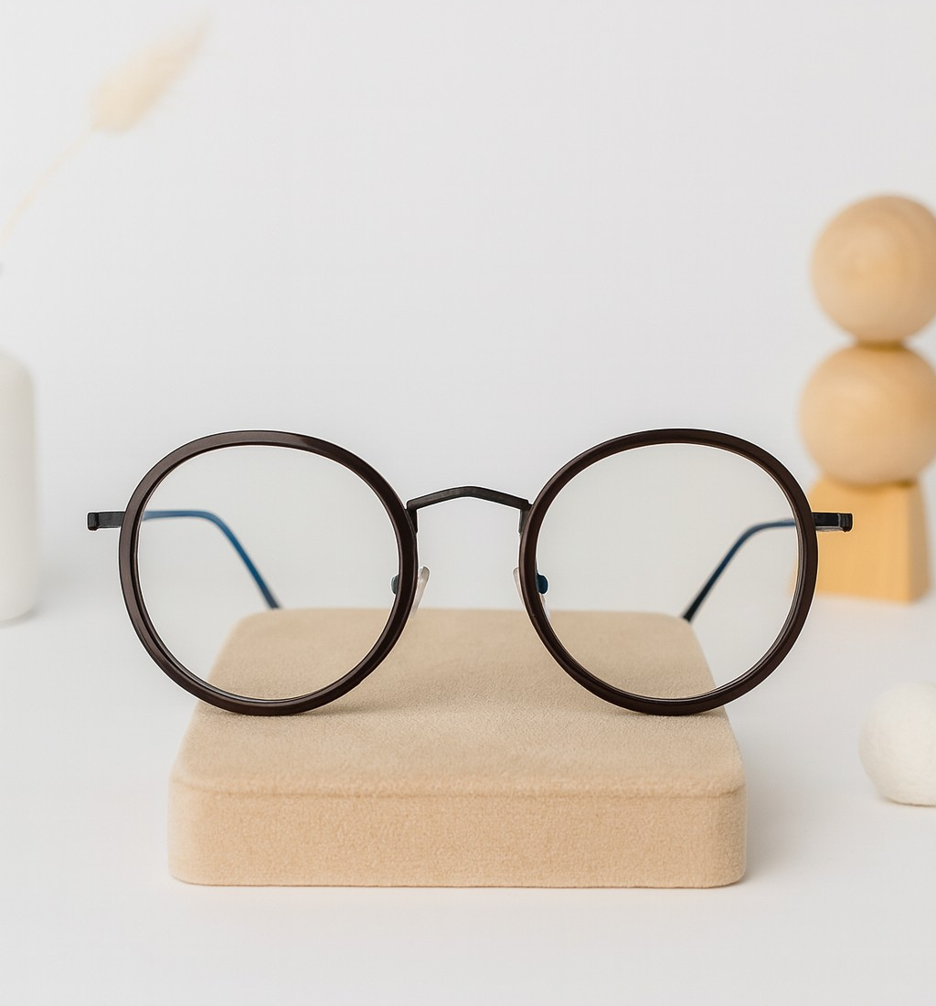 Anti-blue protective round Eyewear